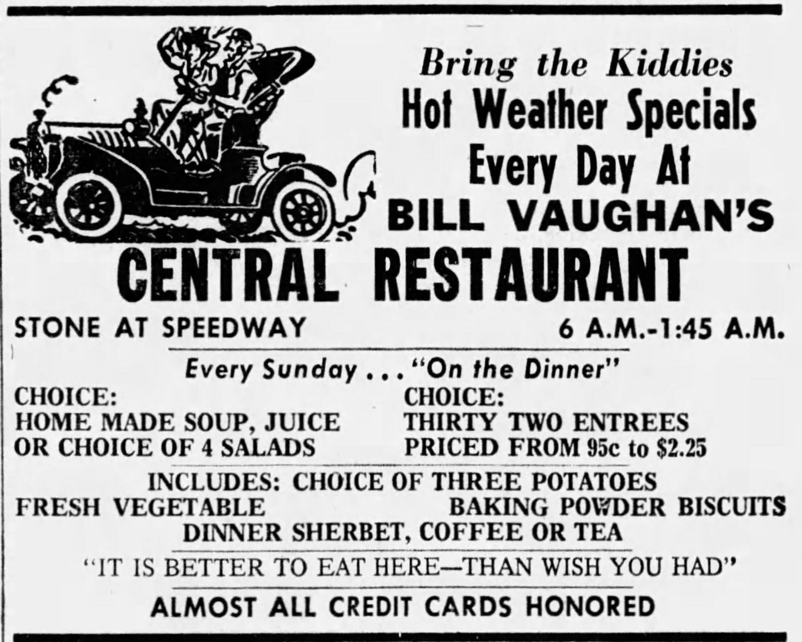 Bill Vaughan's Central Restaurant